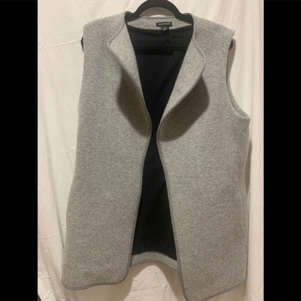 Club Monaco Wool Open Vest Topper